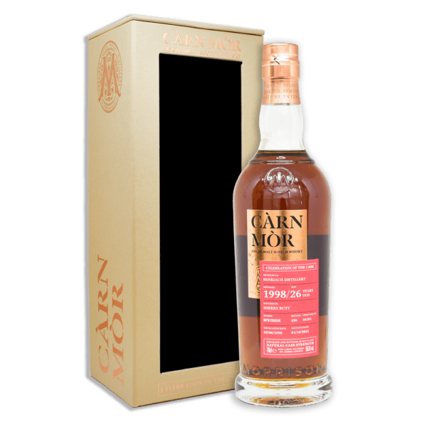 Carn Mor Benriach 1998 Sherry Butt 26 Years Old Celebration of the Cask